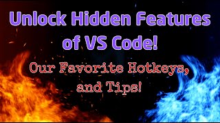 Hotkeys and Tips for VSCode [upl. by Ahtelra]