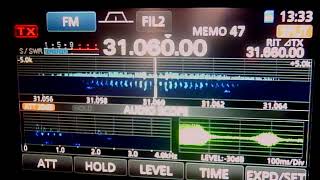 ham radio ic 7300 with 2 meter Transverter [upl. by Dickey]