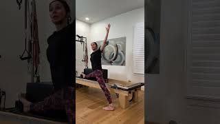 Lower body mobility pilates pilatesinstructor reformer reformerworkout lowerbodyworkout [upl. by Oal]