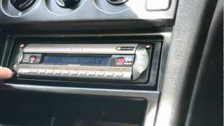 How to remove a car radio without special tools  keys  eg sony cdxR3350 [upl. by Edson]