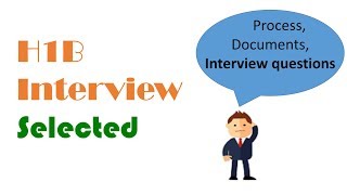 H1B USA Visa Interview Experience Sample Questions Documents amp Tips [upl. by Yreved]