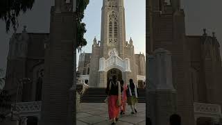 The Medak Cathedral Church known for its large stained glass windows Gothic architecture and size [upl. by Hsirahc614]