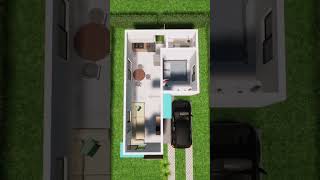 Floor Plan  1Bedroon House  32 sqm [upl. by Htesil]