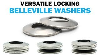 Belleville Conical Washers  Overview  Fasteners 101 [upl. by Colier552]