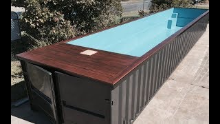 Shipping Container Pool Ideas [upl. by Ailime651]