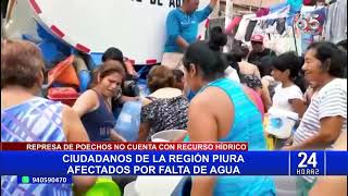 Crisis de agua en Piura solicitan declarar en emergencia sector agricultura [upl. by Aduhey711]