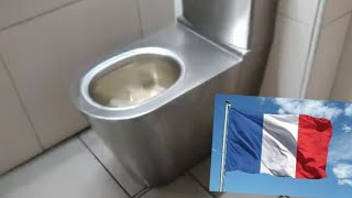 🇲🇫 Clogged SUPRATECH Mettalic toilet 🇲🇫 [upl. by Adehsor]