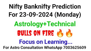 Nifty Bank Nifty Stock Prediction by Financial Astrology for date 23 Jan 2024 [upl. by Tak700]