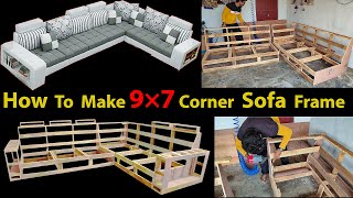 how to make 97 corner sofa frame how to make corner sofa frame designs L corner sofa frame make [upl. by Conny345]