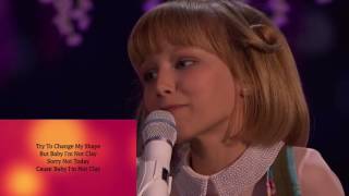 Grace Vanderwaal Final Performance with Lyrics quotClayquot [upl. by Gigi679]