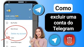 Como Excluir Sua Conta do Telegram  Guia do Telegram 2024 [upl. by Ahsitan265]