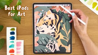 👩🏻‍💻 Best iPad For PROCREATE Drawing and ARTISTS Pre2024 Models [upl. by Anitirhc339]