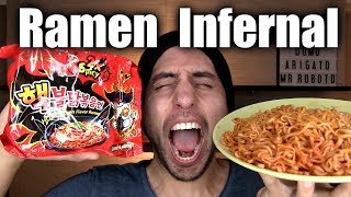 PROBANDO EL RAMEN MÁS PICOSO DE TODO EL MUNDO  ChideeTv [upl. by Dnalro391]