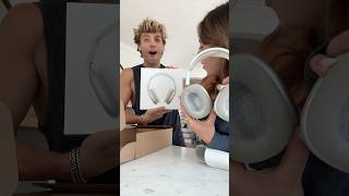 airpod pro max unboxing with my hater sister ​⁠NicoletteDurazzo sheadurazzo ​⁠Apple [upl. by Craner]