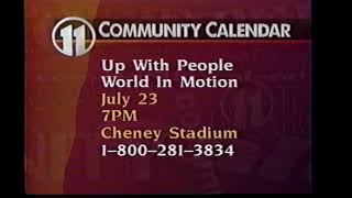 KSTW11  Community Calendar Summer of 1994 [upl. by Purvis]