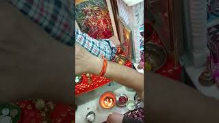 Day1 Navratri Pooja trendingshorts ytshorts viralvideo vlog music [upl. by Uok941]