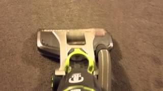 Vacuuming carpet with Hoover Air Steerable [upl. by Nodyarb639]