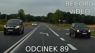 RECORD VIDEO 89  Niebezpieczne sytuacje na drogach [upl. by Ikir]