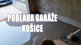 Podlaha garáže Košická Nová Ves [upl. by Katuscha]