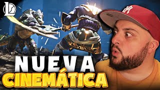 😱 REACCIÓN  ¡CINEMÁTICA SECRETA BRUTAL DE NASUS VS RENEKTON IMPERIO DE LOS ASCENDIDOS SHURIMA [upl. by Norvol]