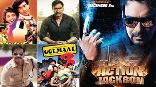 Ajay Devgan All Movies Collection 1991 To 2023 [upl. by Peta908]