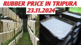 Tripura rubber price  23112024 Tripurarubberprice [upl. by Yerffej555]