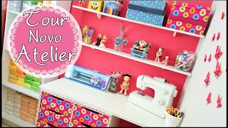 Tour pelo meu Home Office  Atelier NOVO [upl. by Charmine]