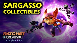 Sargasso All Collectibles Gold Bolt Armor Spybot CraiggerBear  Ratchet and Clank Rift Apart [upl. by Geis]