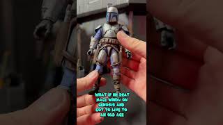 What if Jango Fett survived jangofett starwars blackseries custom kitbash actionfigures [upl. by Jemy]