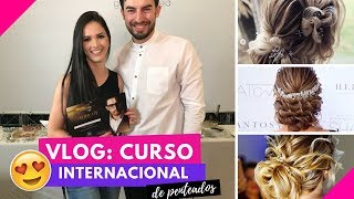 VLOG  MEU PRIMEIRO CURSO INTERNACIONAL DE PENTEADOS COM FARRUKH por Julia Doorman [upl. by Stanly852]