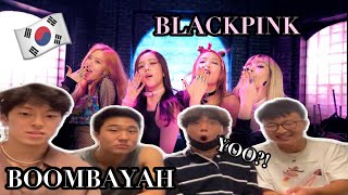 My Korean Friends React to BLACKPINK  붐바야 BOOMBAYAH MV [upl. by Ciryl]