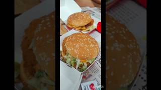 chicken deluxe burger 🍔macdonald trendingshorts foodvlog sundayytshort [upl. by Shanly]