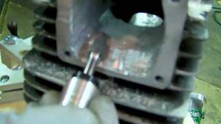 Porting tips on how to use carbide bur burrs or cutters 2 stroke portingMOV [upl. by Allebara]