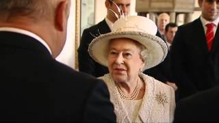 The Queen meets the Welsh rugby team [upl. by Seton]