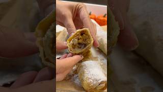 Apfelstrudel 🍎 apfelstrudel food trending delicious keşfet fyp viralvideo [upl. by Ecinev]