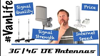 3G  4G LTE MIMO MiFi Antenna test  review  Poynting XPOL  Bingfu  Unbranded [upl. by Haldis]