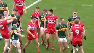 DERRY V KERRY HALFTIME SHEMOZZLE  2024 FOOTBALL CHAMPIONSHIP [upl. by Mariko]