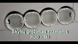 Skyliu grezimas rozetems nuo  iki [upl. by Cal]