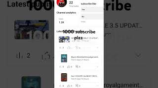 SUBSCRIBE NOW and Lets Reach 1000 Together pubg howtocomplete1000subs funny youtuberslife [upl. by Brufsky]