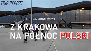 Samolotem z Krakowa KRK do Olsztyna SZY  LOT  Embraer 195  TRIP REPORT [upl. by Ikaz]