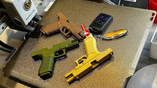 How to make a 3D print Fidget Pistol Keychain Dare to make one [upl. by Tabbi]