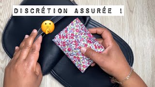 Une pochette pour transporter discrètement ses serviettes hygiéniques lavables [upl. by Anitsenre506]