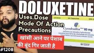 Duloxetine Gastro Resistant Tablets ip 20 mg in hindi  Cymbalta Tablet In Hindi [upl. by Dewitt]