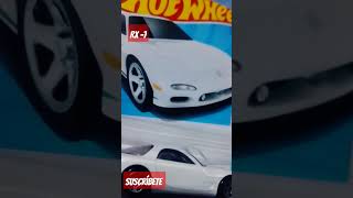 Mazda RX 7 hot wheels caja j 2024 [upl. by Eilahtan]