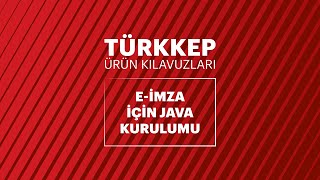 Türkkep eİmza için Java Kurulumu [upl. by Lewak]