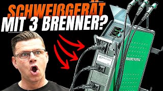 Wer braucht das EIN Schweißgerät DREI Brenner  Automig 300 von migatronic [upl. by Ahsitahs471]