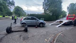 Ford Fiesta back axle falls off while driving… Roadside rescue [upl. by Trudey]