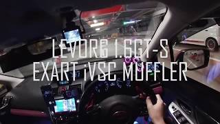 LEVORG 16GTS EXART iVSC MUFFLER 走行音 [upl. by Limber]