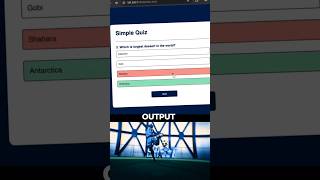 CleanNcode for QUIZ APP 🥶🔥 css html ai frontenddeveloper programer tamil js programmerlife [upl. by Loriner]