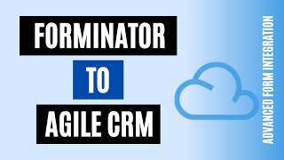 Integrate Forminator to Agile CRM  Best Plugin [upl. by Aysahc987]